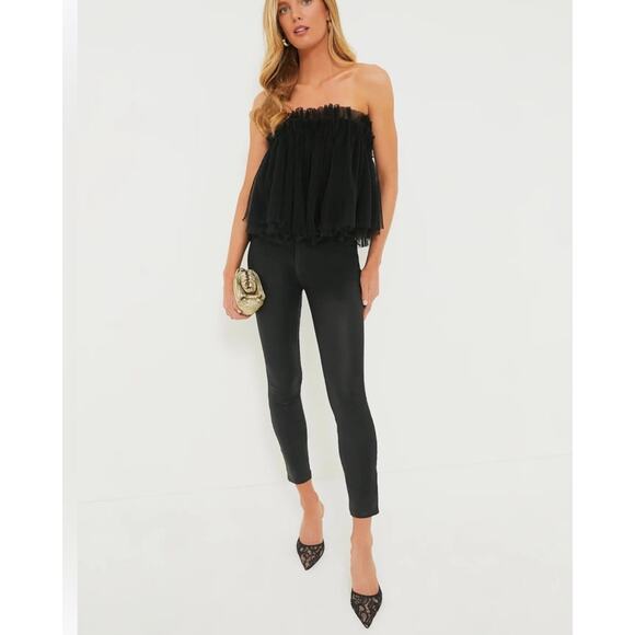 TUCKERNUCK Hyacinth House Black Tulle Willa Top NWT Size Medium - Picture 6 of 9